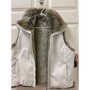 Reversible Faux Fur Vest, Weatherproof Garment Co